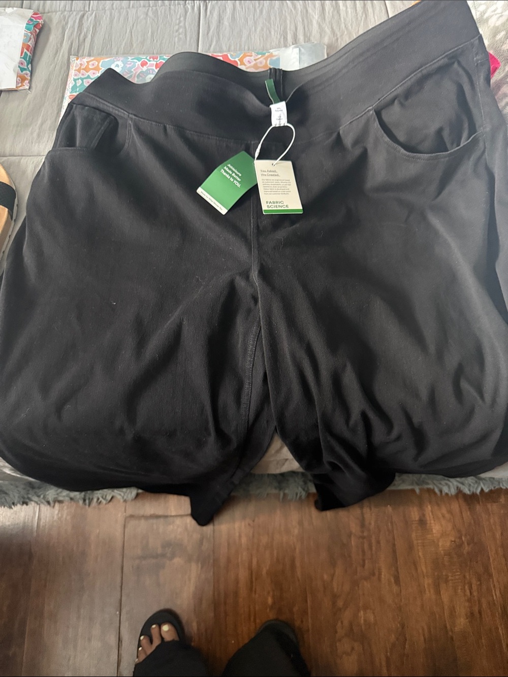 HALARA Black Stretch Pocket Jogger Pants
